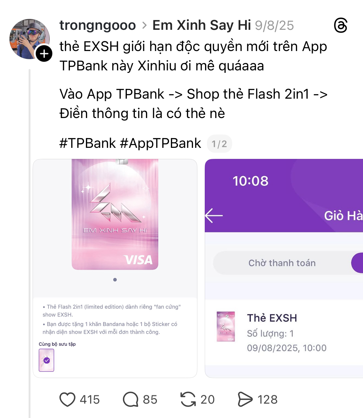 App TPBank khẳng định vị thế ngân hàng số “chuẩn gu” Gen Z cùng Em Xinh Say Hi- Ảnh 4.