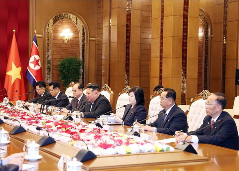 Tổng Bí thư Tô Lâm hội đàm với Tổng Bí thư, Chủ tịch Quốc vụ Triều Tiên Kim Jong Un- Ảnh 3. Tổng Bí thư Tô Lâm hội đàm với Tổng Bí thư, Chủ tịch Quốc vụ Triều Tiên Kim Jong Un- Ảnh 3.