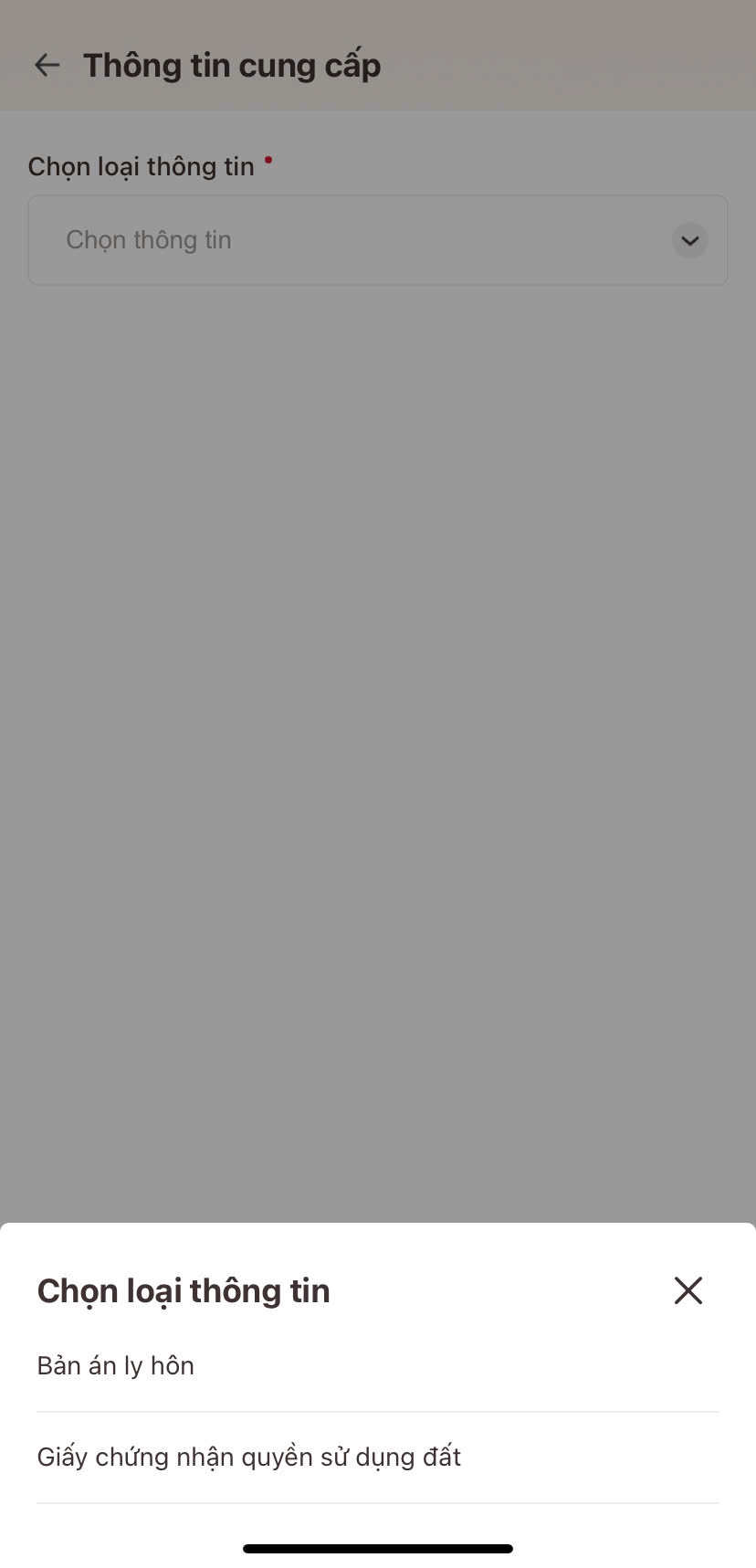 Từ nay, người dân có thể nộp sổ đỏ trực tuyến qua ứng dụng VNeID. Ảnh chụp màn hình