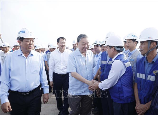 Tổng Bí thư Tô Lâm thăm Dự án Cảng Hàng không quốc tế Long Thành- Ảnh 4. Tổng Bí thư Tô Lâm thăm Dự án Cảng Hàng không quốc tế Long Thành- Ảnh 4.