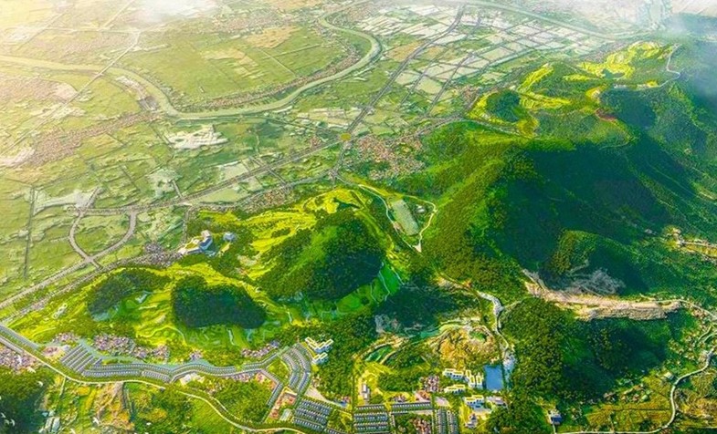 Phối cảnh dự án Khu đô thị mới Kỳ Trinh. Nguồn ảnh: Báo Hà Tĩnh