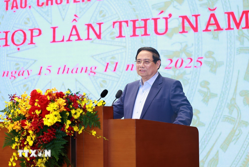 Thủ tướng: Lấy khoa học công nghệ và chuyển đổi số làm động lực chính của tăng trưởng- Ảnh 1. Thủ tướng: Lấy khoa học công nghệ và chuyển đổi số làm động lực chính của tăng trưởng- Ảnh 1.