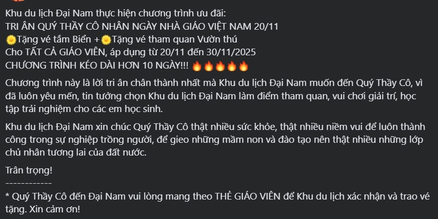 Chỉ vài giờ nữa, KDL 6.000 tỷ lớn bậc nhất Đông Nam Á của vợ chồng ông Dũng 'lò vôi' sẽ tặng vé miễn phí cho đối tượng đặc biệt này- Ảnh 1.
