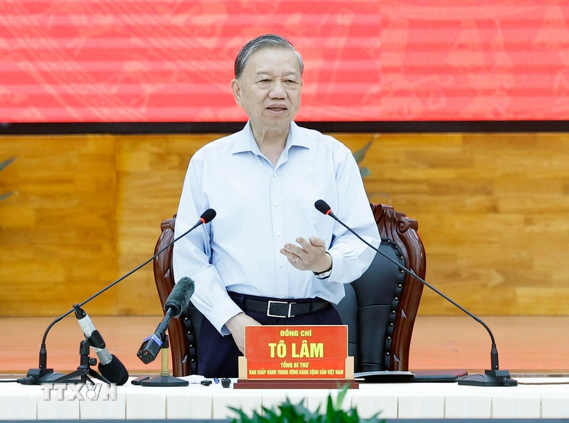 Tổng Bí thư: An Giang sẽ tạo bứt phá mới, vươn lên khẳng định vị thế là một cực phát triển năng động- Ảnh 1.