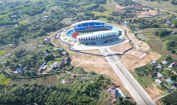 Tăng tốc khánh thành sân vận động lớn nhất miền núi phía Bắc: Sức chứa 22.000 chỗ ngồi, rộng tương đương sân Hàng Đẫy, đạt tiêu chuẩn quốc tế- Ảnh 2.