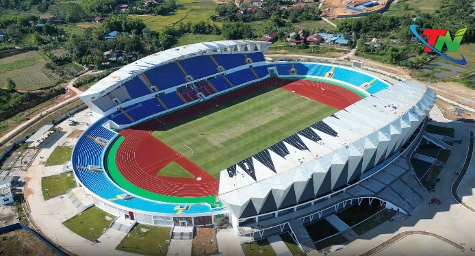 Tăng tốc khánh thành sân vận động lớn nhất miền núi phía Bắc: Sức chứa 22.000 chỗ ngồi, rộng tương đương sân Hàng Đẫy, đạt tiêu chuẩn quốc tế- Ảnh 3.