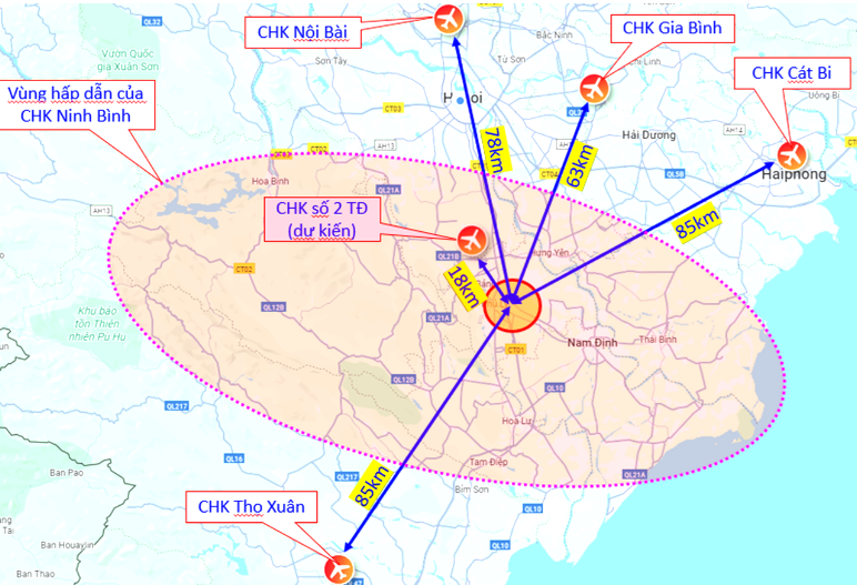 Xem xét 3 vị trí xây dựng sân bay quốc tế Ninh Bình, vốn đầu tư hơn 23.000 tỷ đồng- Ảnh 1. Xem xét 3 vị trí xây dựng sân bay quốc tế Ninh Bình, vốn đầu tư hơn 23.000 tỷ đồng- Ảnh 1.