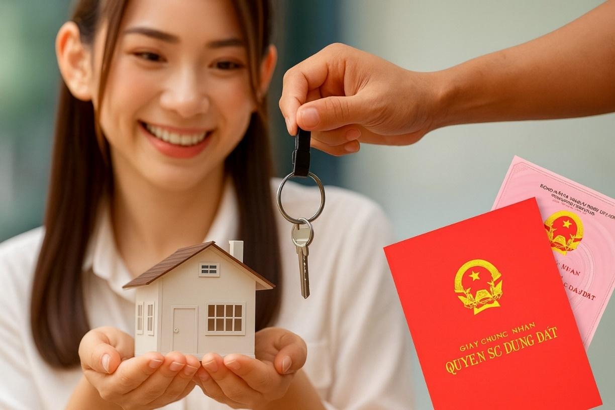 Sang tên sổ đỏ cho con hết bao nhiêu tiền? Hướng dẫn thủ tục và chi phí theo Luật Đất đai mới nhất- Ảnh 2.
