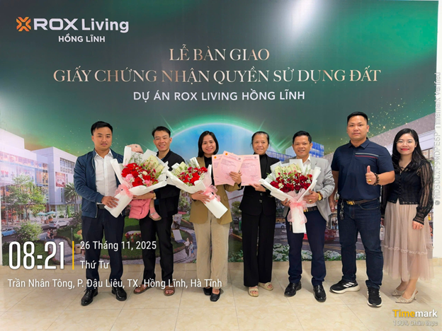 Pháp lý minh bạch, ROX Living Hồng Lĩnh “tạo sóng” thị trường- Ảnh 1.