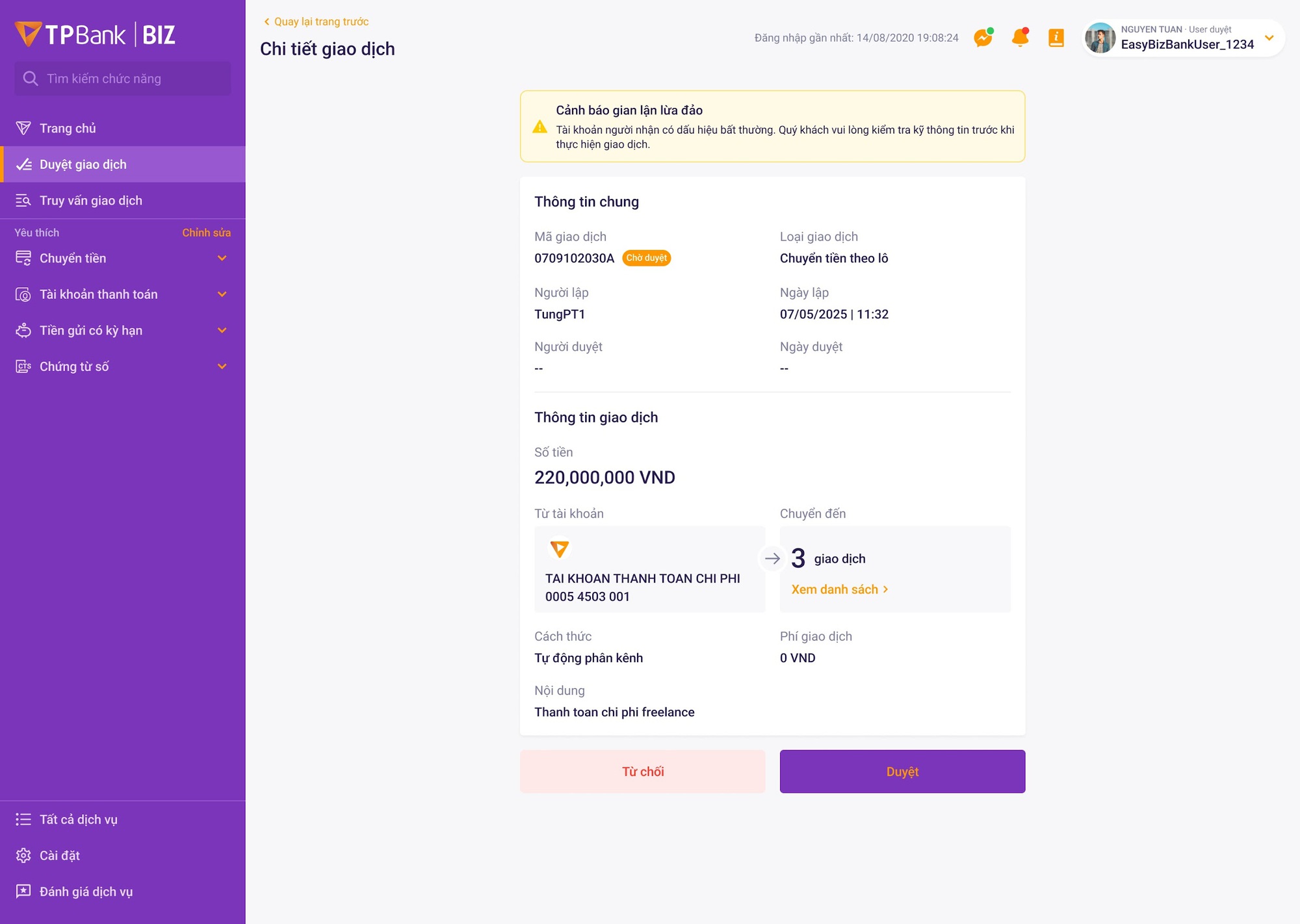 TPBank tiên phong triển khai hệ thống cảnh báo rủi ro lừa đảo trên tất các các kênh giao dịch- Ảnh 1. TPBank tiên phong triển khai hệ thống cảnh báo rủi ro lừa đảo trên tất các các kênh giao dịch- Ảnh 1.