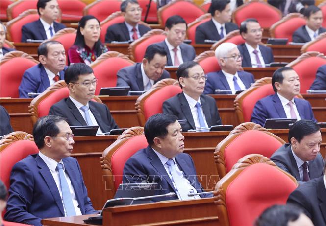 Khai mạc Hội nghị lần thứ 14 Ban Chấp hành Trung ương Đảng khóa XIII- Ảnh 4. Khai mạc Hội nghị lần thứ 14 Ban Chấp hành Trung ương Đảng khóa XIII- Ảnh 4.