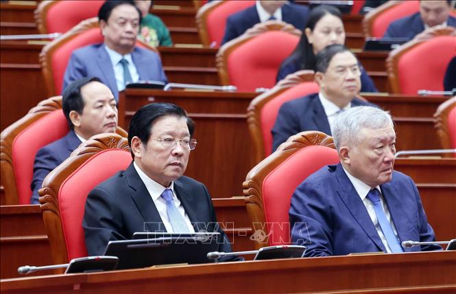 Khai mạc Hội nghị lần thứ 14 Ban Chấp hành Trung ương Đảng khóa XIII- Ảnh 5. Khai mạc Hội nghị lần thứ 14 Ban Chấp hành Trung ương Đảng khóa XIII- Ảnh 5.