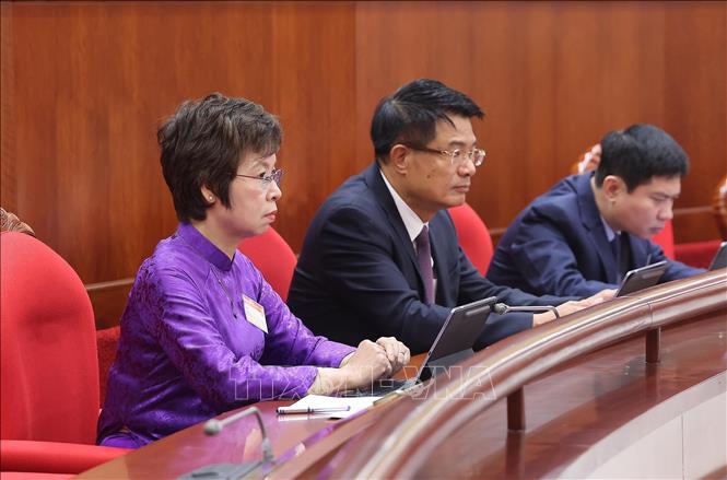 Khai mạc Hội nghị lần thứ 14 Ban Chấp hành Trung ương Đảng khóa XIII- Ảnh 7. Khai mạc Hội nghị lần thứ 14 Ban Chấp hành Trung ương Đảng khóa XIII- Ảnh 7.