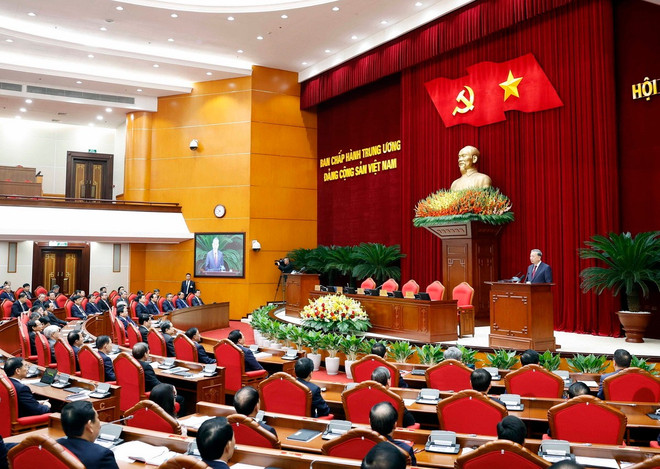 Bế mạc Hội nghị lần thứ 14 Ban Chấp hành Trung ương Đảng khóa XIII- Ảnh 2.