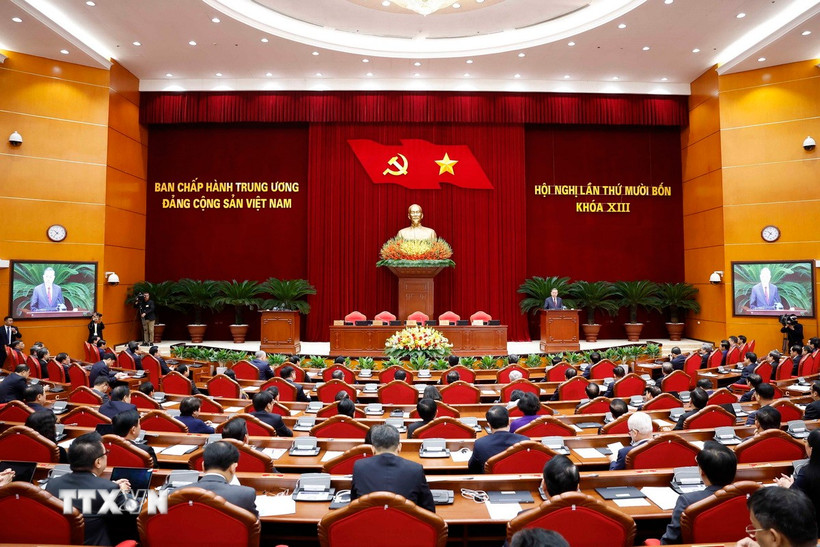 Bế mạc Hội nghị lần thứ 14 Ban Chấp hành Trung ương Đảng khóa XIII- Ảnh 1. Bế mạc Hội nghị lần thứ 14 Ban Chấp hành Trung ương Đảng khóa XIII- Ảnh 1.