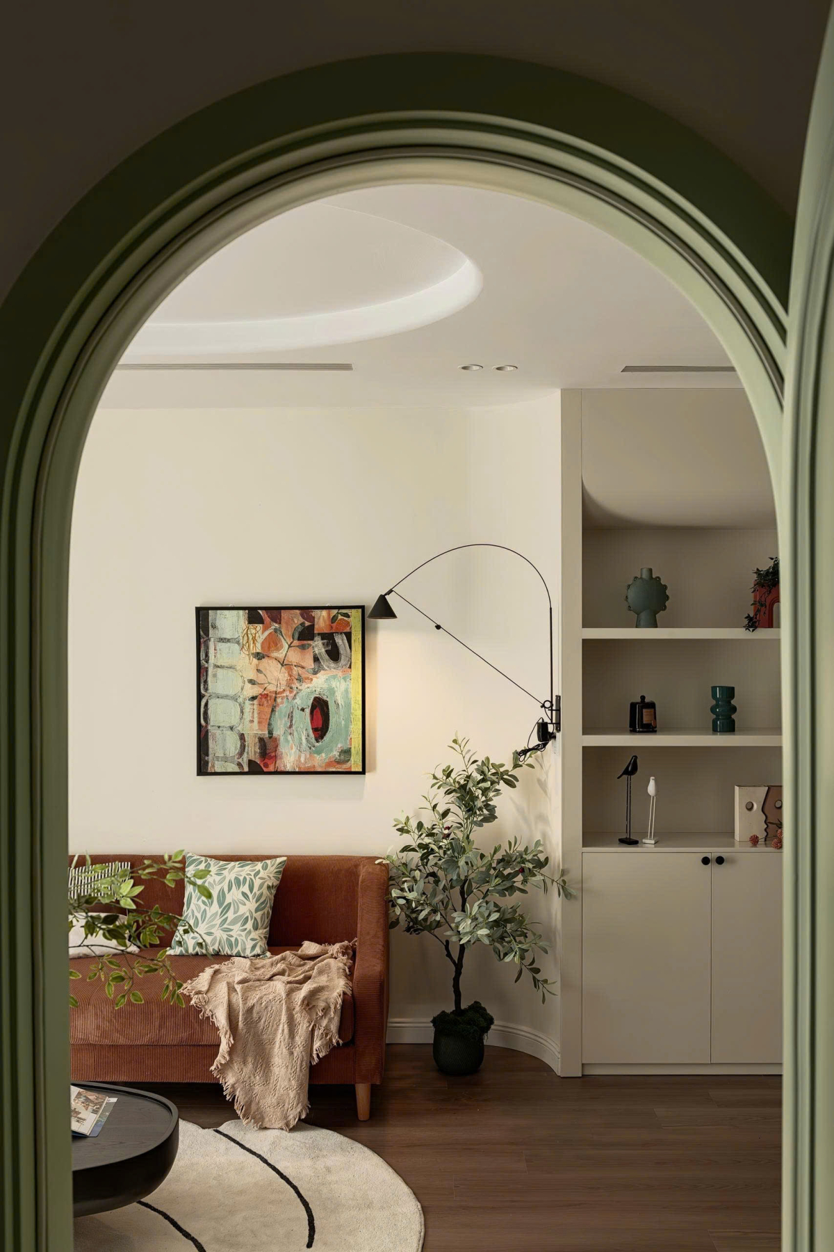 450 triệu đồng hoàn thiện căn hộ 80 m2 với màu sắc quả bơ- Ảnh 3.