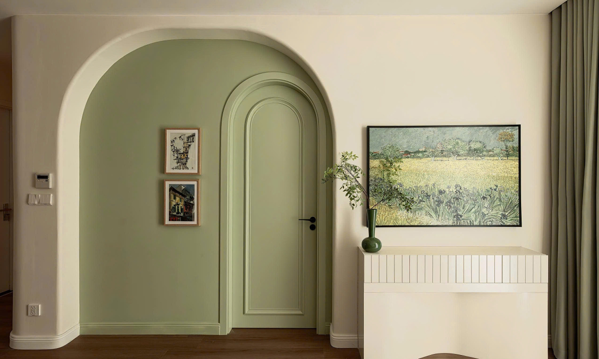 450 triệu đồng hoàn thiện căn hộ 80 m2 với màu sắc quả bơ- Ảnh 4.