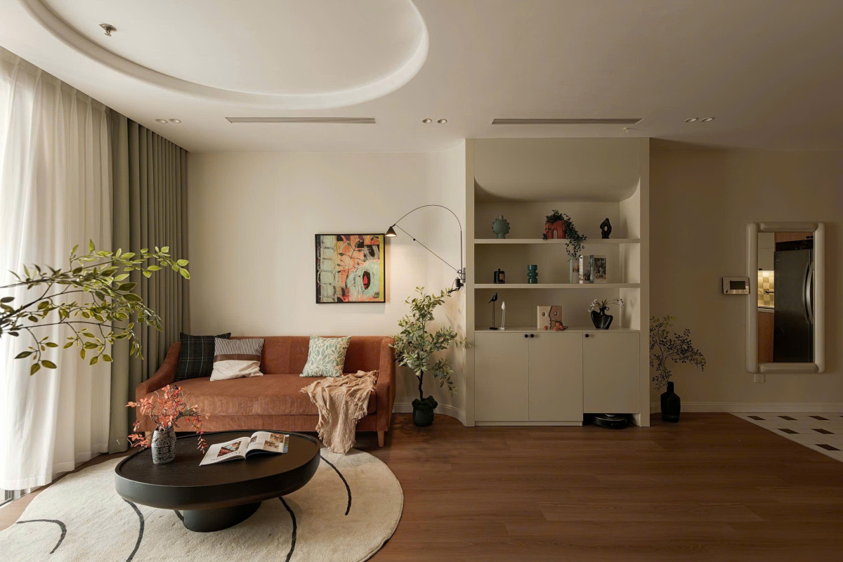 450 triệu đồng hoàn thiện căn hộ 80 m2 với màu sắc quả bơ- Ảnh 6.