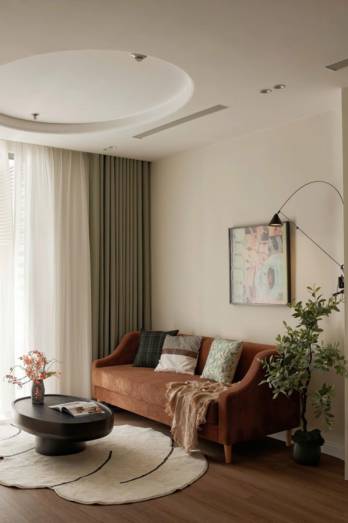 450 triệu đồng hoàn thiện căn hộ 80 m2 với màu sắc quả bơ- Ảnh 7.