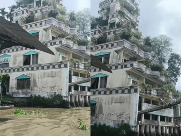 Căn biệt thự bí ẩn bị bỏ hoang nhiều thập kỷ giữa lòng Cai Lậy của đại gia lúa gạo nức tiếng miền Tây: Kiến trúc tháp độc đáo với 6 tầng đồ sộ- Ảnh 2.