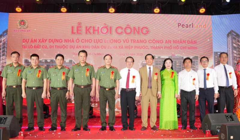 Hình ảnh tại lễ khởi công. Nguồn ảnh: Bộ Công an Hình ảnh tại lễ khởi công. Nguồn ảnh: Bộ Công an