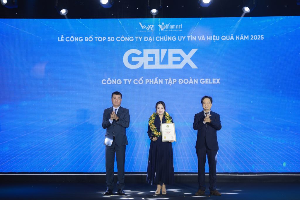 GELEX thuộc TOP 50 Công ty đại chúng uy tín và hiệu quả năm 2025- Ảnh 2.