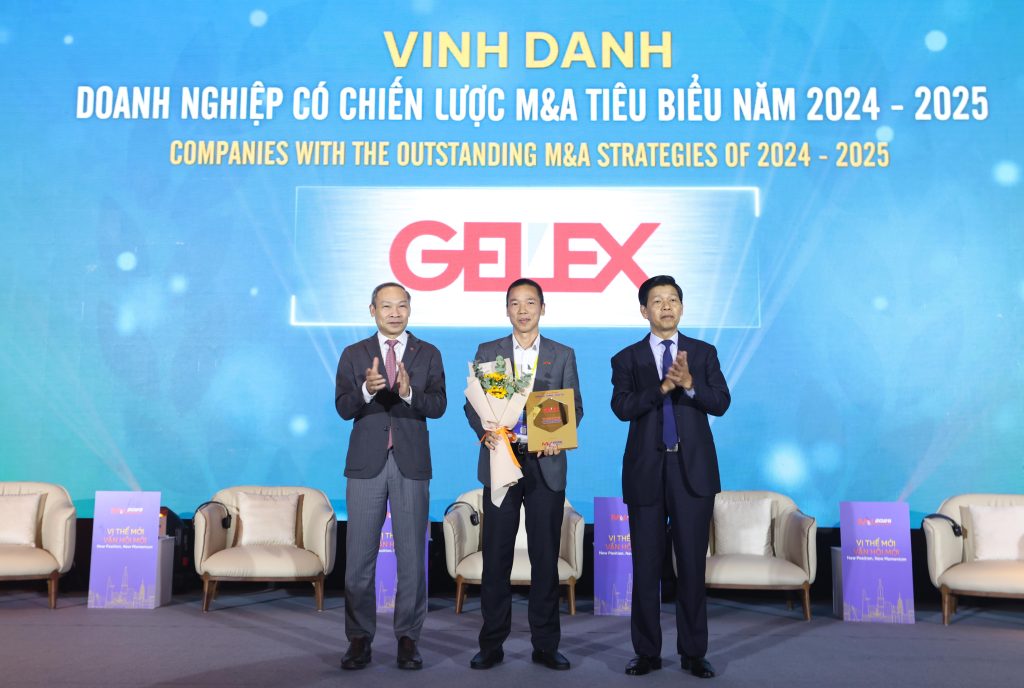 GELEX vinh dự là Doanh nghiệp có chiến lược M&A tiêu biểu 2024-2025- Ảnh 1.