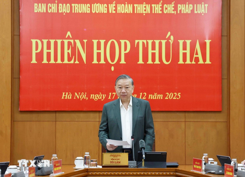 Tổng Bí thư: Tạo hành lang pháp lý thuận lợi nhất để thúc đẩy phát triển đất nước- Ảnh 1.