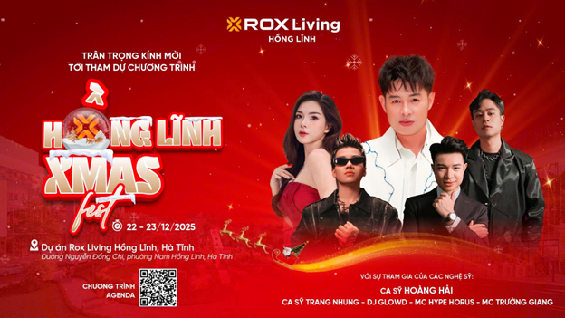 Điểm hẹn Giáng Sinh rộn ràng tại ROX Living Hồng Lĩnh- Ảnh 1.