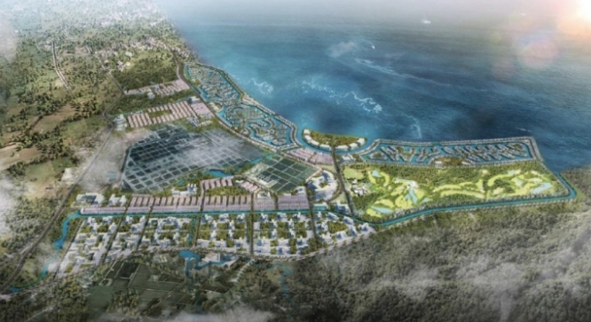 Vingroup chính thức khởi công siêu đô thị ven vịnh biển 85.000 tỷ: Quy mô lớn chưa từng có tại tỉnh có đường bờ biển dài nhất cả nước- Ảnh 1. Vingroup chính thức khởi công siêu đô thị ven vịnh biển 85.000 tỷ: Quy mô lớn chưa từng có tại tỉnh có đường bờ biển dài nhất cả nước- Ảnh 1.