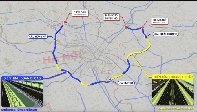 Hà Nội sẽ hoàn thành 2 cây cầu vượt sông trên tuyến vành đai gần 86.000 tỷ vào năm 2028- Ảnh 1.