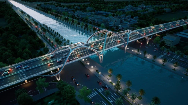 Sắp khởi công cây cầu 1.600 tỷ bắc qua kênh đào lớn bậc nhất miền Tây Việt Nam- Ảnh 2.