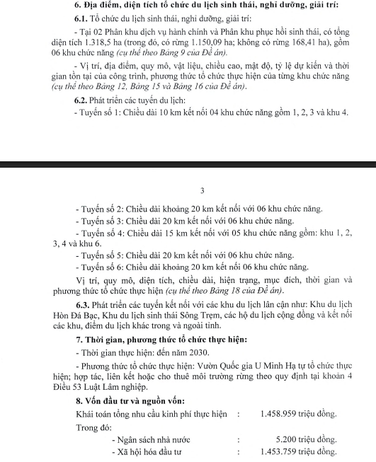 Việt Nam sắp có thêm một dự án du lịch tại khu dự trữ sinh quyển thế giới được UNESCO công nhận- Ảnh 1.