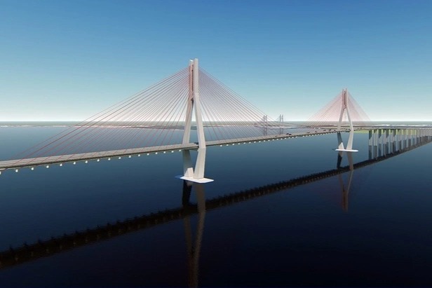 Phối cảnh cầu Cát Lái. Nguồn ảnh: Internet Phối cảnh cầu Cát Lái. Nguồn ảnh: Internet