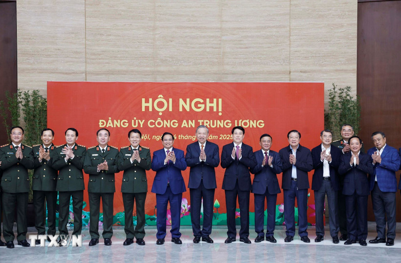 Tổng Bí thư Tô Lâm dự Hội nghị Đảng ủy Công an Trung ương năm 2025- Ảnh 1.