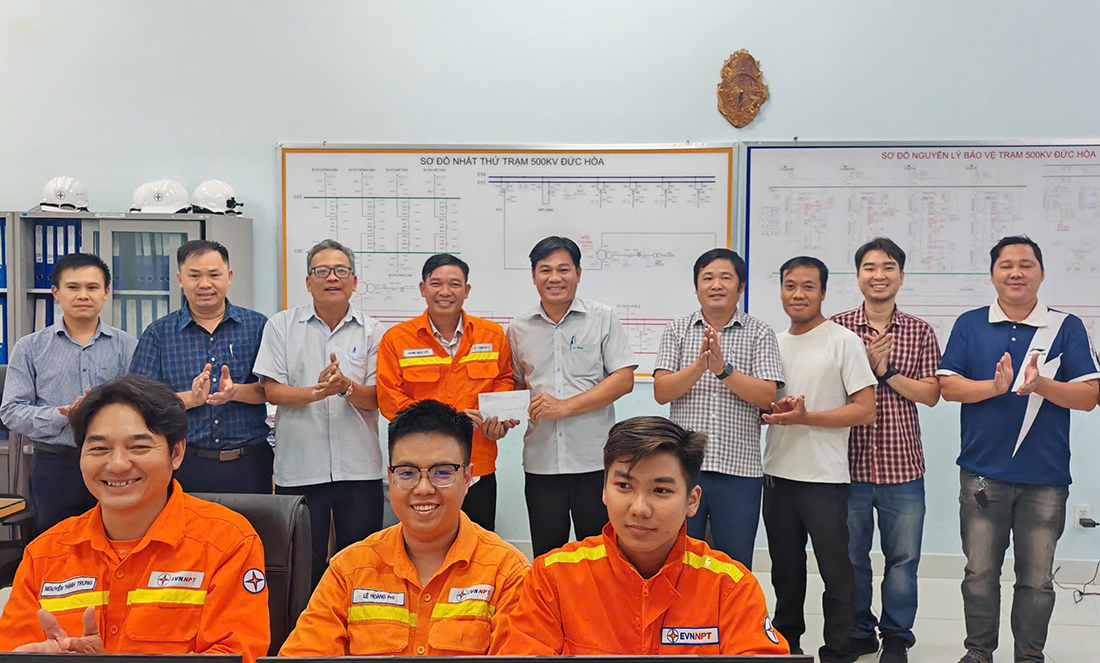 Đóng điện thành công máy biến áp 220kV - 250MVA tại Trạm biến áp 500kV Đức Hòa- Ảnh 1.