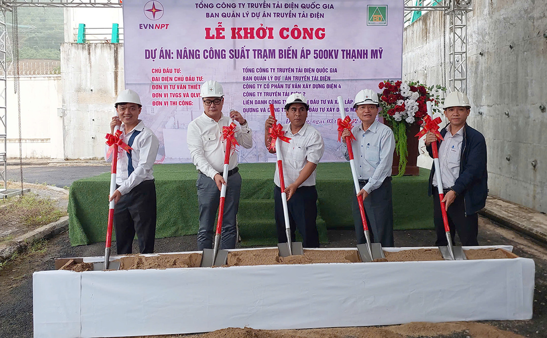 Triển khai thi công dự án Nâng công suất Trạm biến áp 500kV Thạnh Mỹ- Ảnh 1.