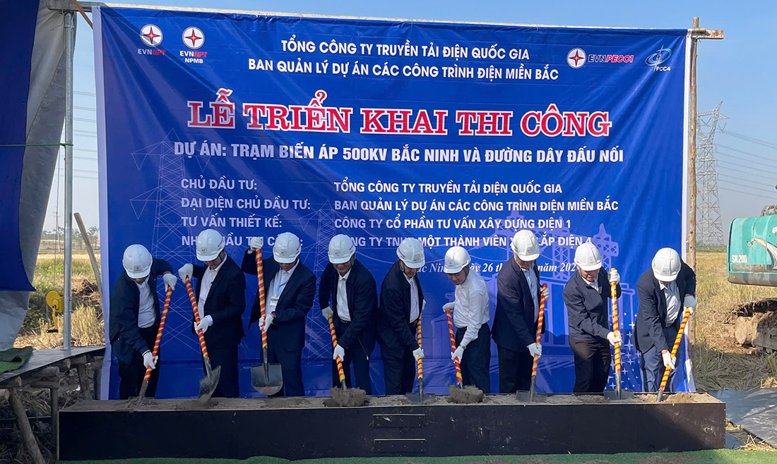 Triển khai thi công Dự án Trạm biến áp 500kV Bắc Ninh và đường dây đấu nối- Ảnh 1.