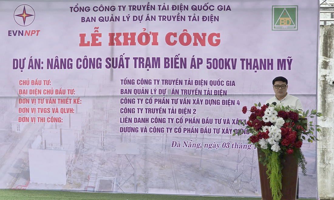 Triển khai thi công dự án Nâng công suất Trạm biến áp 500kV Thạnh Mỹ- Ảnh 2.