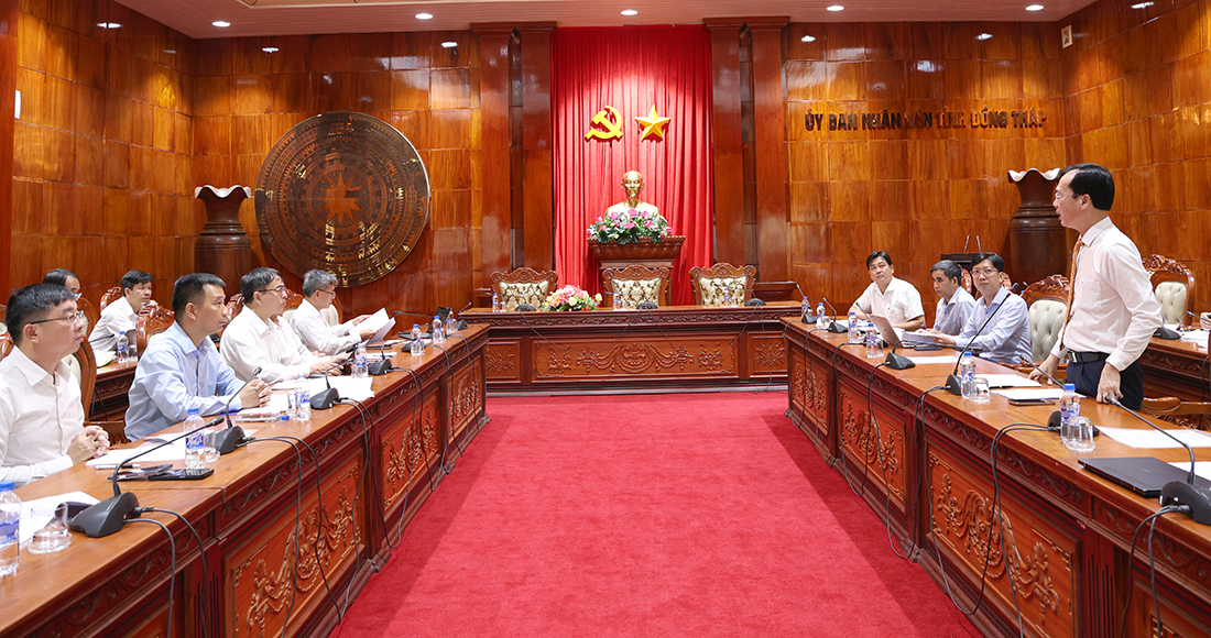 EVNNPT và tỉnh Đồng Tháp thống nhất di dời đường dây 220-500kV giao chéo với cao tốc Cao Lãnh - An Hữu- Ảnh 1.