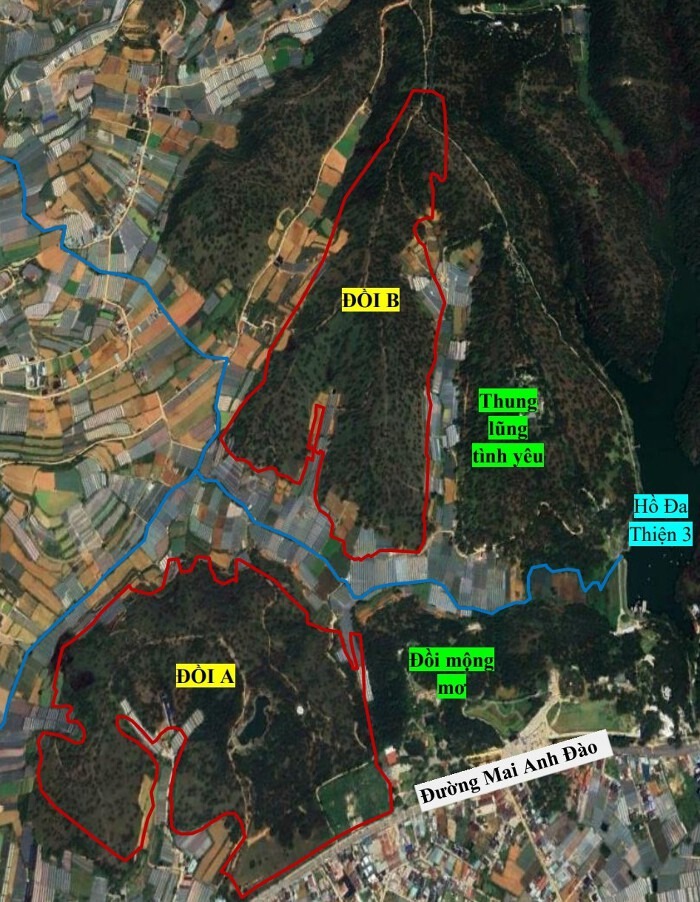 Đề xuất lấy gần 65ha rừng phòng hộ để xây dựng dự án quy mô 6.500 người ở 'thành phố ngàn hoa' - Ảnh 2. Đề xuất lấy gần 65ha rừng phòng hộ để xây dựng dự án quy mô 6.500 người ở 'thành phố ngàn hoa' - Ảnh 2.