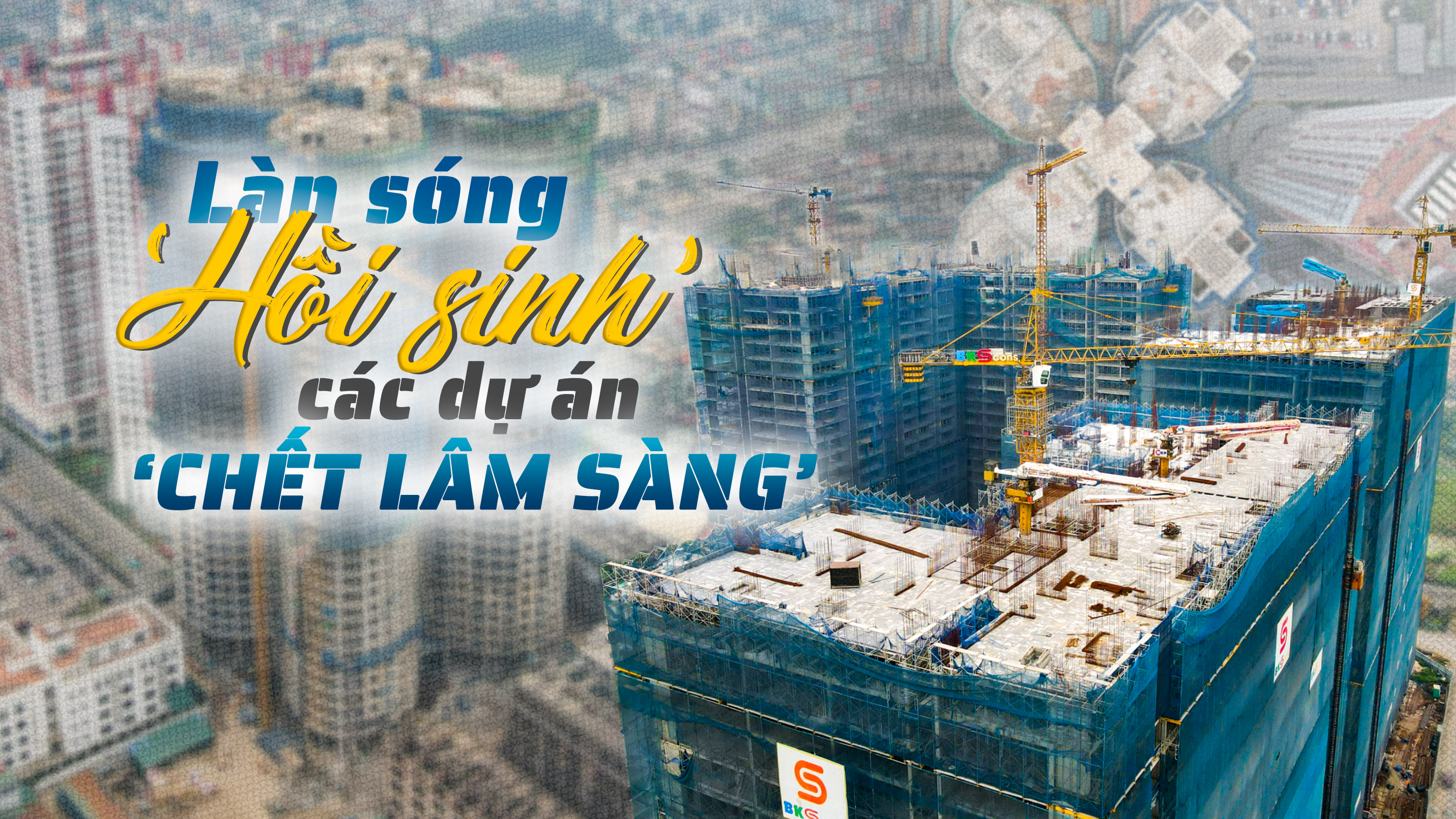 Hồi sinh loạt dự án: Thị trường BĐS Hà Nội "bừng tỉnh'' trong tiếng máy móc thi công
