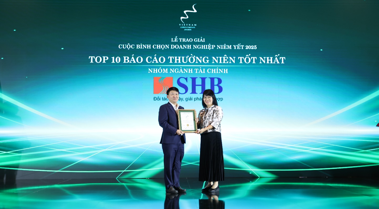 Lần thứ 5, SHB được vinh danh trong TOP 10 doanh nghiệp có Báo cáo thường niên tốt nhất- Ảnh 1.