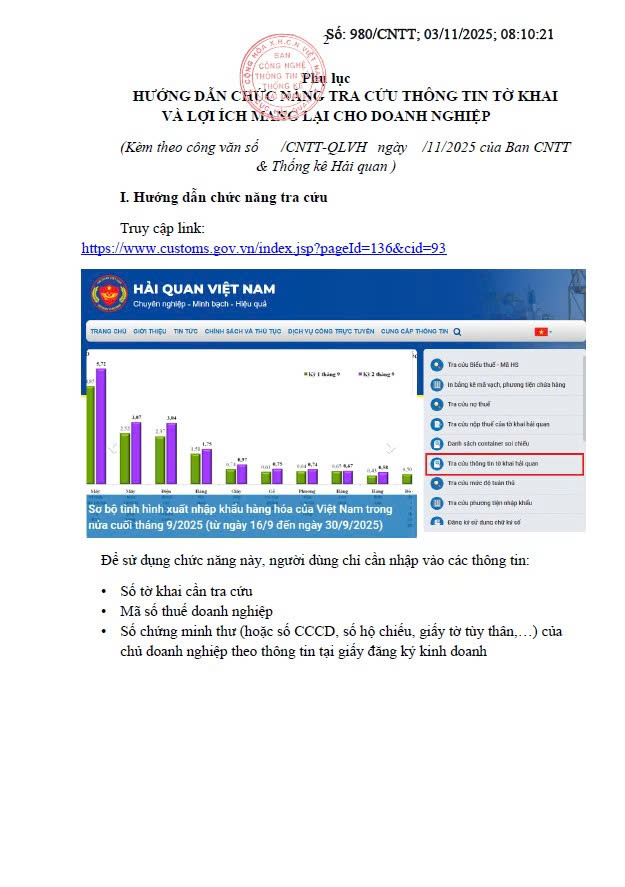 Cục Hải quan đưa vào ứng dụng tra cứu thông tin tờ khai- Ảnh 2.