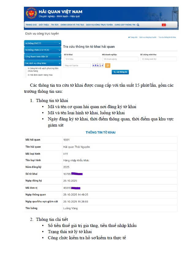 Cục Hải quan đưa vào ứng dụng tra cứu thông tin tờ khai- Ảnh 3.