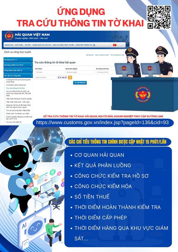 Cục Hải quan đưa vào ứng dụng tra cứu thông tin tờ khai- Ảnh 1.