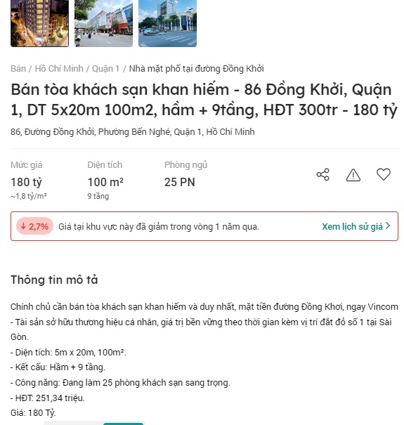 Tuyến đường đắt đỏ nhất thế giới tại TP. HCM: Giá thuê hàng trăm triệu đồng/tháng, giá bán gần 2 tỷ đồng/m2- Ảnh 2.