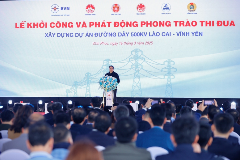 Thủ tướng: Thần tốc hoàn thành đường dây 500 kV Lào Cai - Vĩnh Yên trong 6 tháng- Ảnh 1.