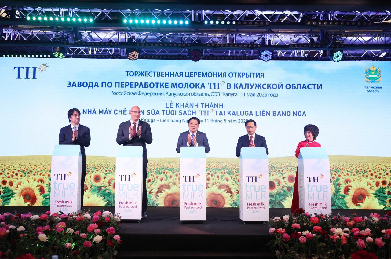 Tập đoàn TH khánh thành nhà máy sữa hiện đại hàng đầu tại Nga: Biểu tượng của tình hữu nghị Việt - Nga và tầm nhìn chiến lược toàn cầu