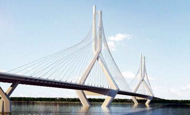 Hôm nay, Việt Nam chính thức khởi công siêu cầu hơn chục nghìn tỷ bắc qua dòng sông biểu tượng có 'bóng dáng' của Vingroup- Ảnh 3. Hôm nay, Việt Nam chính thức khởi công siêu cầu hơn chục nghìn tỷ bắc qua dòng sông biểu tượng có 'bóng dáng' của Vingroup- Ảnh 3.